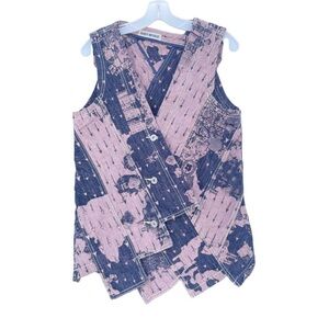 Issey Miyake Blouses - sleeveless Denim oversize style top